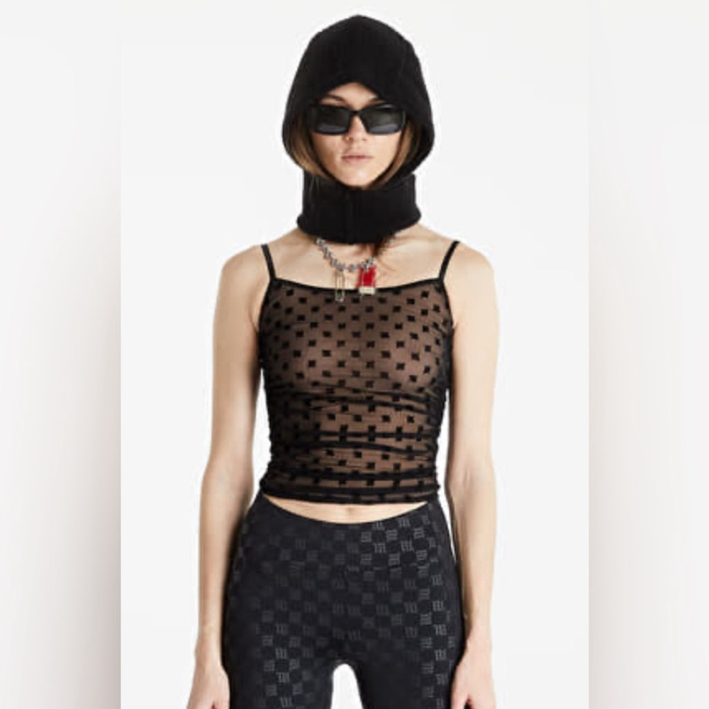 Misbhv Black Monogram Tank Top